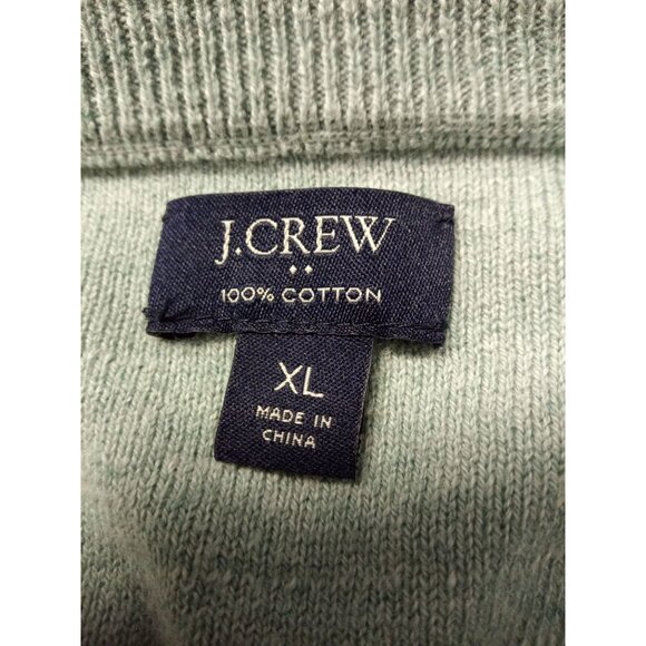 J. Crew Men's Green Crewneck Sweater Size XL - Picture 3 of 6